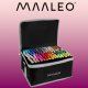 Double-Sided Markers Maaleo 24101, Set of 168 Pcs