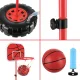 Kids Freestanding Basketball Hoop Set, Adjustable 109-170 cm