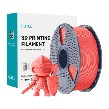 Sunlu PLA+ 3D Printer Filament 1.75 mm, Cherry
