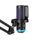 BOYA CastMic G40B Wired USB-C Gaming Microphone with Arm, Black
