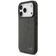 Mercedes Leather Large Laurel Leave MagSafe Case for iPhone 17 Pro Anthracite