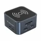 Hub USB-C 12 in 1 Wozinsky WHBC09Y8S multifunctional, with wireless charging function, aluminum, with 15 cm cable - gray