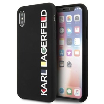 Karl Lagerfeld Glossy Bauhaus Case for iPhone X / XS, Black