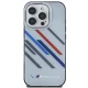 BMW iPhone 16 Pro Max Case Motorsport IML Random Stripes, Gray
