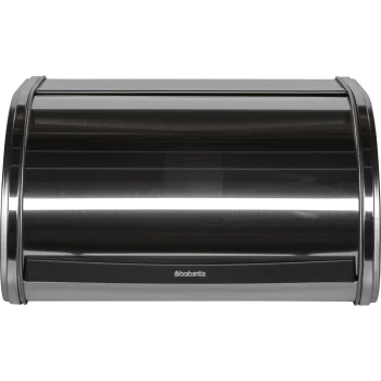 Brabantia Roll Top Medium Bread Bin, 11L, Matt Steel