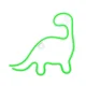 Neolia NNE01 LED Neon Dinosaur, Green