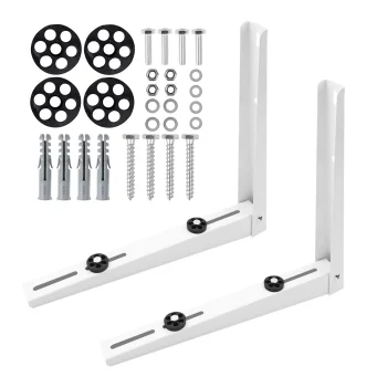 Maclean MC-145 Air Conditioner & Heat Pump Wall Bracket, Galvanized Steel, Up to 200kg