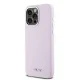 Apple iPhone 14 Pro Max 6.7\'\' DKNY Liquid Silicone Small Metal Logo MagSafe Case Cover, Pink