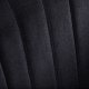 4Rico Bar Stool QS-B16g, Black Velvet