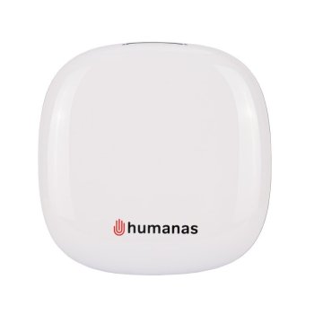 Косметическое зеркало Humanas HS-PM01 с LED-подсветкой, белое