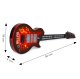 Kids Electric Toy Guitar with Lights and Sounds, Red