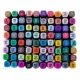 Double-Sided Alcohol Markers in Case 80 pcs + Stand