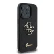 Guess Fixed Glitter Big 4G Phone Case Cover iPhone 16 Pro Max - black