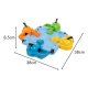 Hippo Board Game for Kids, Family Dexterity Marble Chomping Game