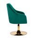 Velvet Swivel Beauty Chair 4Rico QS-BL14G, Green