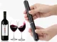 Pneumatic Wine Corkscrew with Foil Cutter, Black