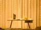 300 LED Light Curtain Garland, Warm White, 3m, USB