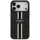 Guess 4G Printed Stripes MagSafe Phone Case Cover iPhone 17 Pro Max - black