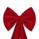 Glimz decorative Christmas bow 50 x 90 cm, red