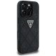 Guess Hot Stamp 4G Pattern Triangle Metal Logo iPhone 16 Pro Max Case - Black