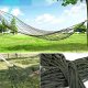 Outdoor Rope Garden Hammock 200x80 cm, durable, multicolor