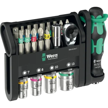 Hand Tool Set Wera Tool-Check Modular 1, 21 Pieces