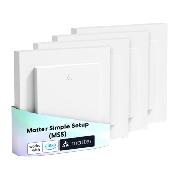 Meross MRS105MAQUA-EU Smart Wi-Fi Roller Shade Switch Matter (4-Pack)