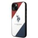 Apple iPhone 14 Plus 6.7\'\' US Polo Tricolor Embossed Case Cover (USHCP14MPSO3), White