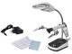 Third Hand Magnifier for Soldering with 5 LED Light 3.5x and 10x