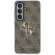 Guess IML Big Metal 4G case for Samsung Galaxy S26, brown