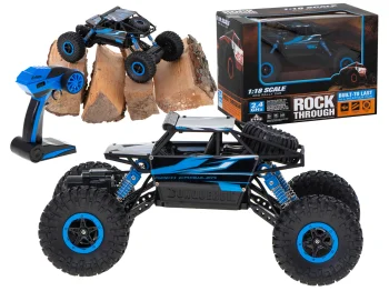 RC Rock Crawler HB 2.4GHz 1:18 Remote Control Car, Blue