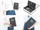 Book Safe Metal Lock Box 16 x 24 x 5.5 cm with 2 Keys, Black