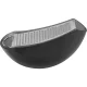 Alessi Parmenide Cheese Grater with Container AARU01 B, Black / Silver