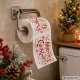 Christmas Toilet Paper Roll with Santa Print, 250 Sheets