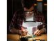 LED Magnifying Desk Lamp with 10x Magnification, white