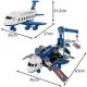 Iso Trade Foldable Police Airplane Parking Garage with Cars
