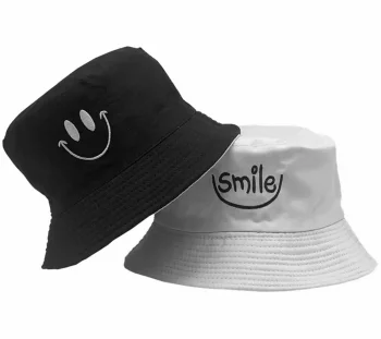 Double-sided Bucket Hat BQ46C, Black / White