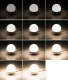 Izoxis LED Mirror / Vanity Lights, 10 pcs, USB