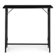 ModernHome Folding Computer Desk 80x45 cm, Black