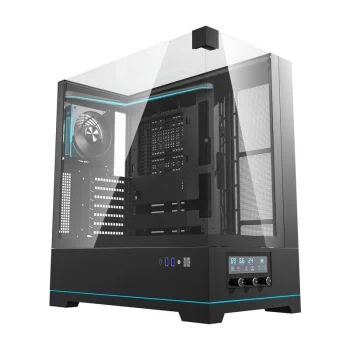 Darkflash DY450 PRO Computer Case with 1 Fan, Black