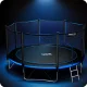 Neo-Sport Garden Trampoline 374 cm (12 ft) with Outer Net and Ladder