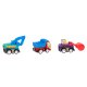 Friction Powered Construction Toy Vehicles, 6 pcs