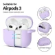 Tech-Protect Silicone Hook Case for Apple AirPods 3, Purple