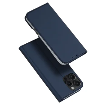 Dux Ducis iPhone 16 Pro Wallet Case Skin Pro, Blue