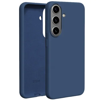 Etteri Silicone Mag Case for Samsung Galaxy S26, Dark Blue