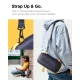 Spigen Nano Pop Pro Pouch Bag for Nintendo Switch 2 - Navy Blue and Yellow
