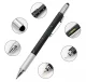 Multifunctional Pen 6-in-1 AG850, Black/Silver