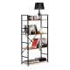Modernhome CWJ6024112LG WILD OA Wooden Shelf, 4 Shelves, Loft Style