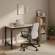 ModernHome Computer Desk 120x60 cm for Home Office Study, light oak