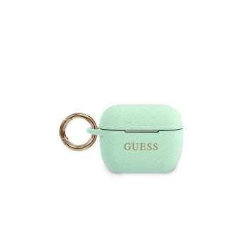 Guess GUACAPSILGLGN AirPods Pro cover green/green Silicone Glitter